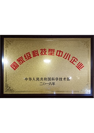 國家級科技型中小企業