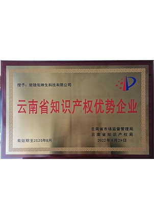 云南省知識產權優勢企業