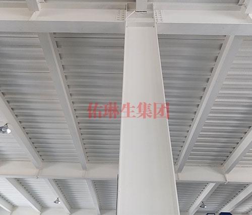 薄型鋼結構防火涂料-噴涂后效果